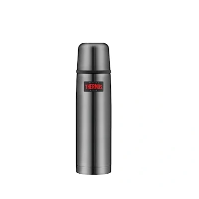 Obrázek Thermos, termoska, lehká a kompaktní, ušlechtilá ocel matná