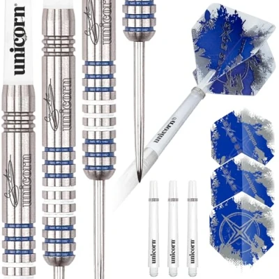 Obrázek Unicorn Silver Star Gary Anderson Steel Dart, 80% Tungsten, 25g