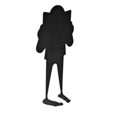 Obrázek Balvi Book Crush Záložka s veselým designem postava stisknutá knihou platt. 13 cm g