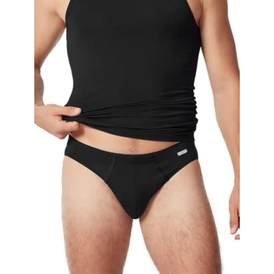 Obrázek HUBER Pánské slipy Brasil, černá (Black 0670)