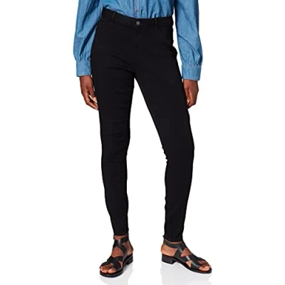 Obrázek ONLY Carmakoma Dámské Carthunder Push Up Reg Noos Skinny Jeans, černá