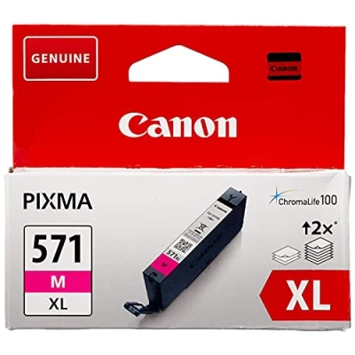 Obrázek Canon CLI 571M XL Inkoustová kazeta, 11 ml, purpurová