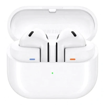 Obrázek Samsung Bezdrátová Bluetooth sluchátka Galaxy Buds3, Active Noise Cancelling (ANC), adaptivní potlačení hluku, do uší s 360 audio, bílá, vč. Anymode Clear Case