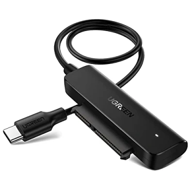 Obrázek UGREEN adaptér USB C SATA pro 2,5palcový SSD a HDD pevný disk 3.1 na III typ kabel Thunderbolt 3 kompatibilní UASP podpora MacBook Pro, Air, Mac Mini atd