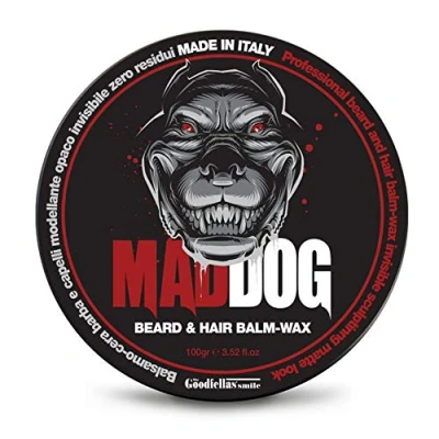 Obrázek THE GOODFELLAS&#039; SMILE Bart &amp; Harr Balsam Wachs MAD DOG. 100% made in Italy, 100 ml