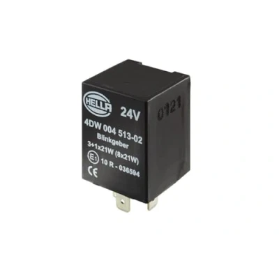 Obrázek HELLA 4DW 004 513 021 Blikač 24 V 4pólový zasunutý elektronický