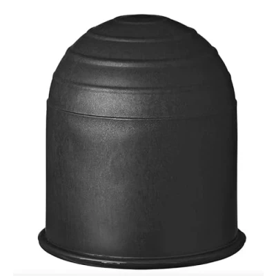 Obrázek Kryt tažného zařízení, 50 mm, guma/plast tažné ochranná krytka kulová hlava pro přívěs, osobní vůz, nákladní vůz (černá)