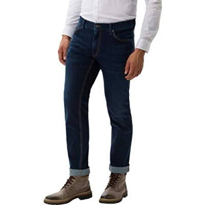 Obrázek BRAX Herren Slim Fit Jeans Hose Style Chuck Hi Flex Stretch Baumwolle, STONE BLUE USED, 46W / 34L
