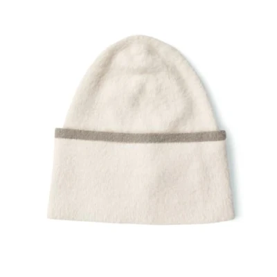Obrázek STREET ONE Damen A572607 Federgarn Beanie, Lucid White, A