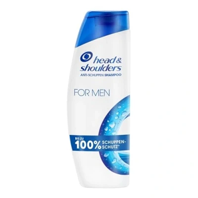 Obrázek Head &amp; Shoulders Šampon proti lupům pro muže 300 ml denní použití, až 100% ochrana lupům, klinicky testováno, každý typ pokožky vlasů a hlavy