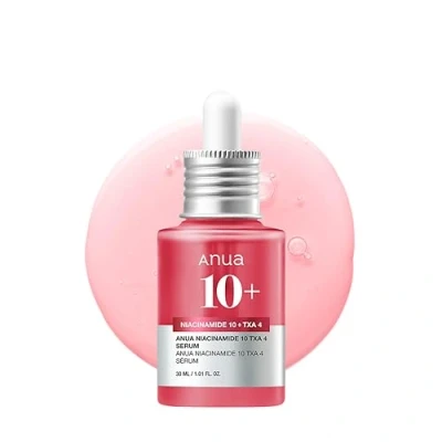 Obrázek ANUA 10% niacinamid + 4% sérum s kyselinou tranexamovou, ceramid, kyselina hyaluronová, vitamin B12, přírodní barva, korejská skleněná pleť, neparfémovaná, dárek ke Dni svatého Valentýna, 30 ml