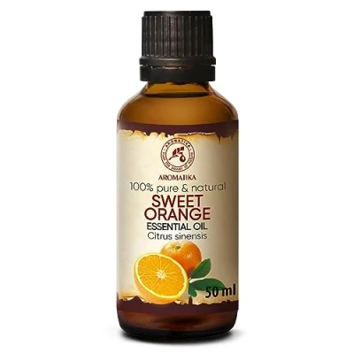 Obrázek pomerančový olej 50 ml Citrus Sinensis Brazílie čistý a přírodní éterický pro dobrý spánek vůně místnosti vonná lampa