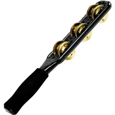 Obrázek Meinl Percussion Professional Jingle Stick 2řadá naběračka ABS plast / mosaz, černá/zlatá (JG1B BK)