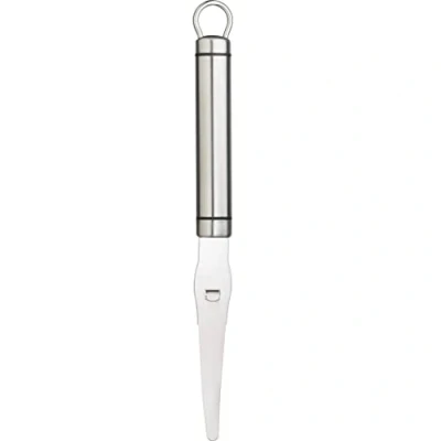 Obrázek KitchenCraft Professionen Grapefruitmesser aus Edelstahl mit doppelt gezacktem Rand und gekrümmten Ende, eingebauter Hängeschlaufe, 22.5 cm, Silber