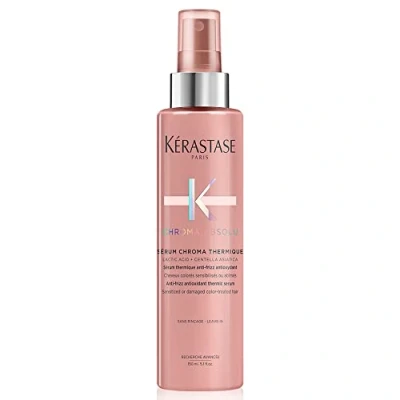 Obrázek Kérastase Serum für strapaziertes oder geschädigtes, coloriertes Haar, Anti Frizz Effekt, Sérum Chroma Thermique, Absolu, 150 ml