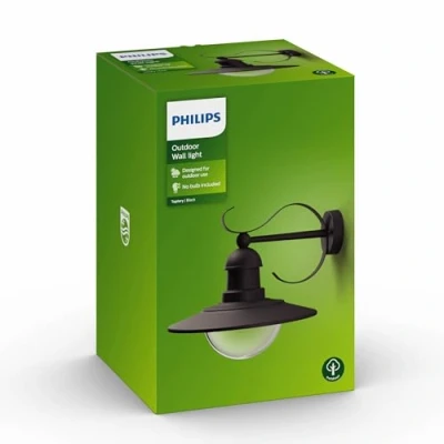 Obrázek Philips myGarden Venkovní nástěnné svítidlo Topiary, 60 W, černé