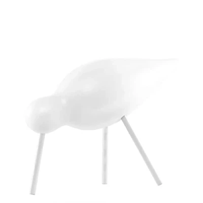 Obrázek Normann Copenhagen 100167 dekorační pták, dřevo, bílý, 15 x 5,5 11 cm