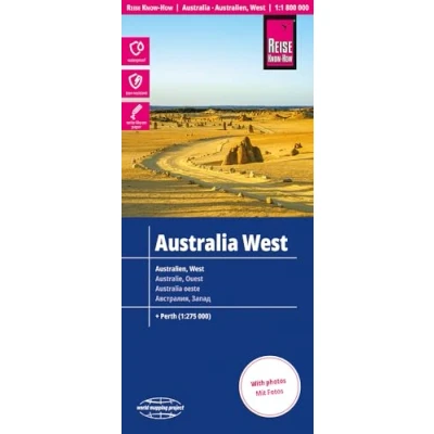 Obrázek Reise Know How Australien, West / Australia, (1:1.800.000): reiß und wasserfest (world mapping project)