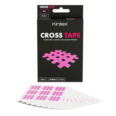 Obrázek Kintex Cross páska, ABC, 3 barvy a velikosti, Tapes, akupunkturní náplasti, mřížková lepicí kineziologická Crosstapes