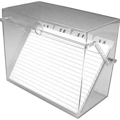 Obrázek Helit H6214802 Malý karton &quot;the index&quot;, DIN A8, příčný, čirý, 1 kus