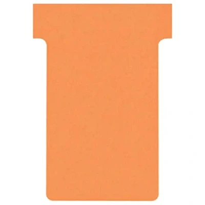 Obrázek Nobo Tabule na karty příslušenství T karty, Index 2, 100 kusů, oranžová
