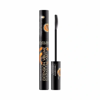 Obrázek Eveline Cosmetics Řasenka Extension Volume prodlužovací a vyživující, 10 ml, černá