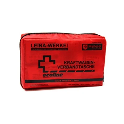 Obrázek Leina Werke 11036 autolékárnička Compact Ecoline se suchým zipem, červená/černá