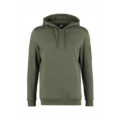 Obrázek Urban Classics Sweat Bomber Hoody Mikina s kapucí, Muži, Velikost: Large, Olive