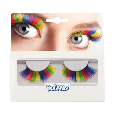 Obrázek Boland Samolepicí řasy Basic, 1 pár, umělé řasy, jednoduché nanášení, pohledy, tématická party, karneval