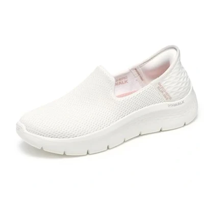 Obrázek Skechers Damen Women&#039;s Hands Free Slip ins Go Walk Flex Relish Sneaker, Cremeweiß, 40 EU Weit