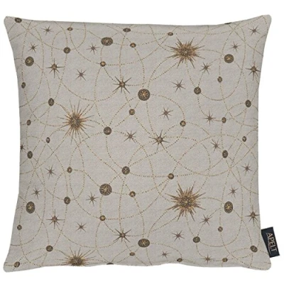 Obrázek Apelt povlak na polštář, Polyester, zlatá/Černá, 40 x 3 cm