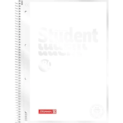 Obrázek BRUNNEN Školní blok Premium Student &quot;White&quot; A4, linkování 27, 80 listů, bílý
