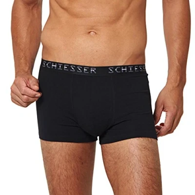 Obrázek Schiesser Pánské boxerky (balení 3 ks), černá (černá 000)