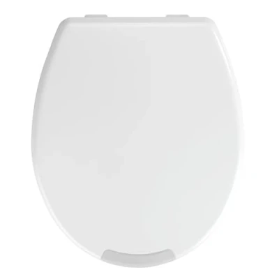 Obrázek WENKO WC sedátko Secura Comfort, 5 cm zvýšená plocha sedáku, automatické sklápění Easy Close, nosnost do 200 kg, antibakteriální duroplast, 37 x 43,5