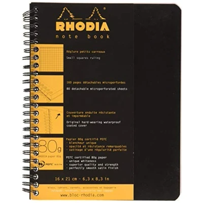 Obrázek Rhodia 19346C notebook (linkovaný, DIN A5 +) 5ks tříděné barevné