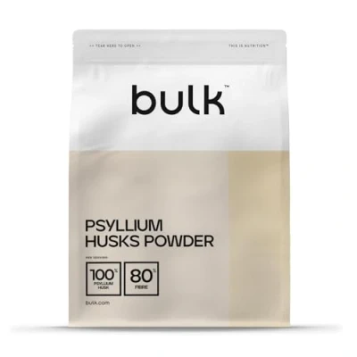 Obrázek Bulk Prášek slupky psyllium, 1 kg, balení se může lišit
