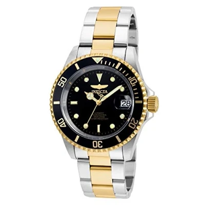 Obrázek Invicta Pro Diver ušlechtilá ocel pánské automatické hodinky, Dvoubarevné / černé, Hodinky