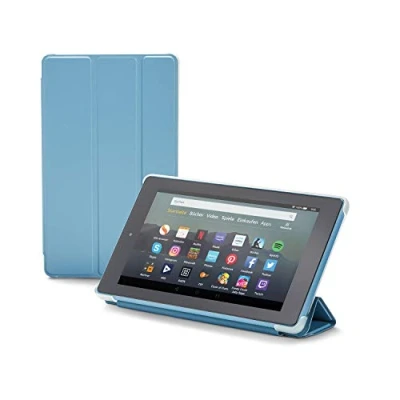 Obrázek Nupro Hülle für Fire 7 Tablet, faltbar und mit Standfunktion, Dunkelblau