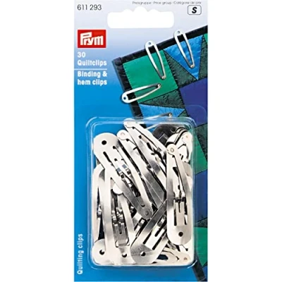 Obrázek Prym 611293 Quilt Quilting Clips, stříbrná, 30 kusů