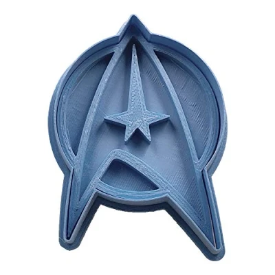 Obrázek Cuticuter Star Trek Insignia Ausstechform, Kunststoff, blau, 8x7x1.5 cm