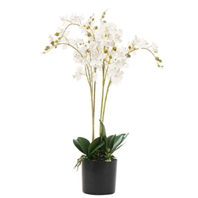 Obrázek Leaf Kunstpflanze Orchidee, Blätter, 60 cm, Weiß