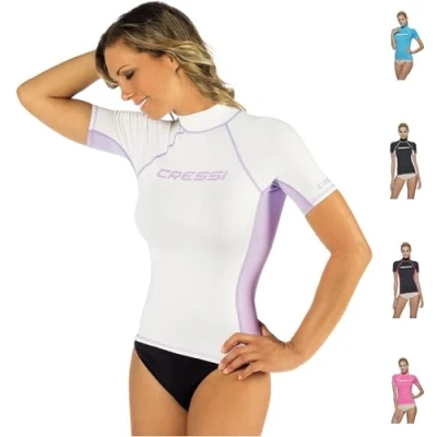 Obrázek Dámské triko Cressi Lady Black Rash Guard, bílá, XL/5 44