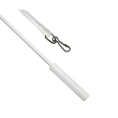 Obrázek GARDINIA Odstřeďovací tyče, kovové, bílé, 100 cm, 2 kusy