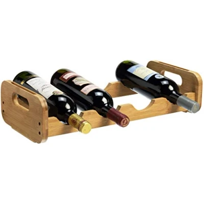 Obrázek RTA Weinregal für 4 Flaschen, Bambus, offen, modulares Design