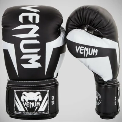 Obrázek Dospělé boxerské rukavice Elite od Venum, černá, 283,5 g