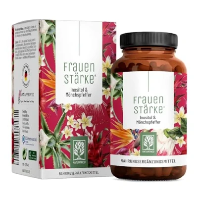 Obrázek Ženský enstärke Myo Inositol &amp; mnichch pepř vysoké dávkování 90 žen vitamíny kapsle s L karnitinem, kyselinou listu, B12 a železo Vitex Agnus Castus od PMS
