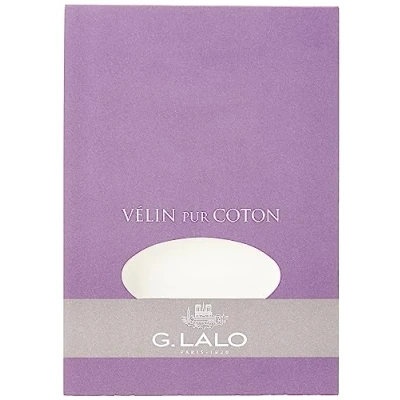 Obrázek G.Lalo Lalo 11000L Schreibblock Vélin de France (50% Hadern, DIN A5, 14,8 x 21 cm, 40 Blatt, 125 g) creme