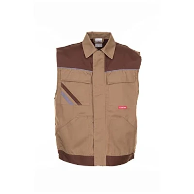 Obrázek Planam Highline pánská vesta khaki hnědá zinková model 2364 velikost XXL