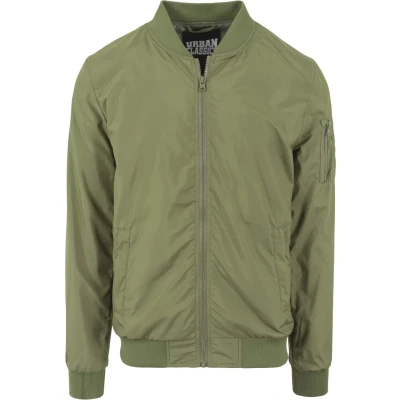 Obrázek Urban Classics Light Bomber Jacket bunda, Muži, Velikost: Medium, Olive