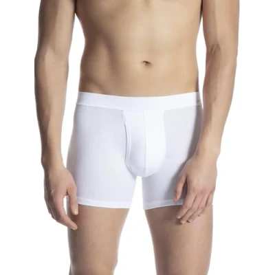 Obrázek CALIDA Pánské boxerky Cotton Code Design, bílá